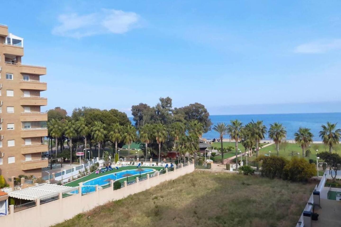 Ayf Espectacular Terraza En 1ª Linea De Playa Apartment Oropesa del Mar Bagian luar foto