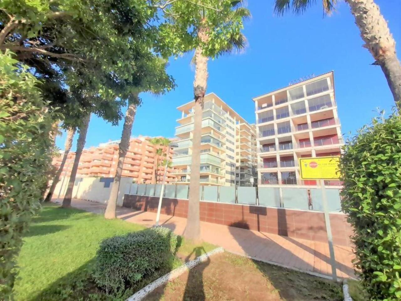 Ayf Espectacular Terraza En 1ª Linea De Playa Apartment Oropesa del Mar Bagian luar foto