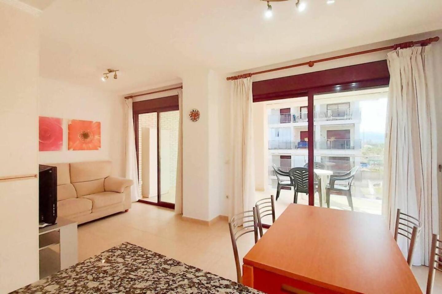Ayf Espectacular Terraza En 1ª Linea De Playa Apartment Oropesa del Mar Bagian luar foto