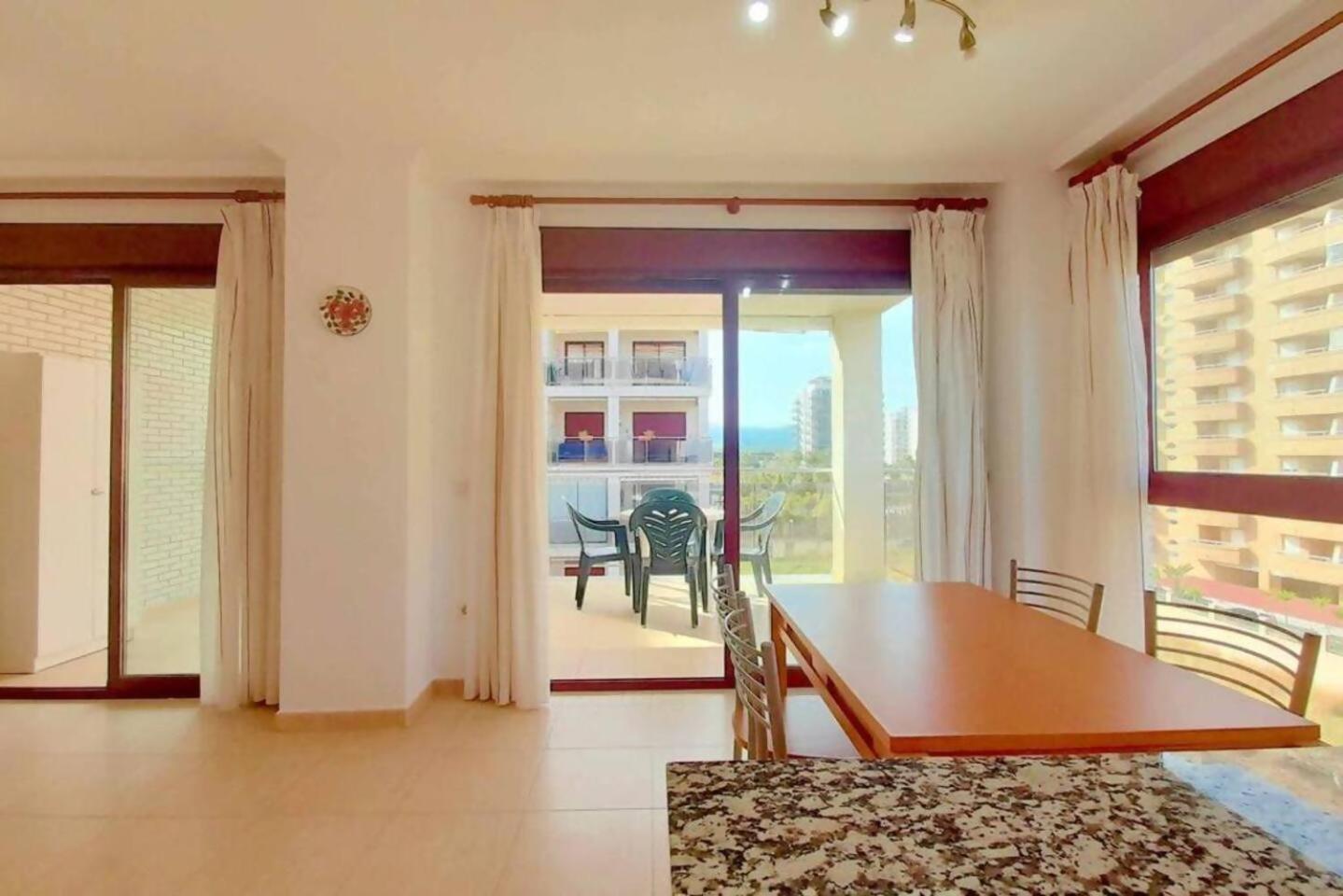 Ayf Espectacular Terraza En 1ª Linea De Playa Apartment Oropesa del Mar Bagian luar foto