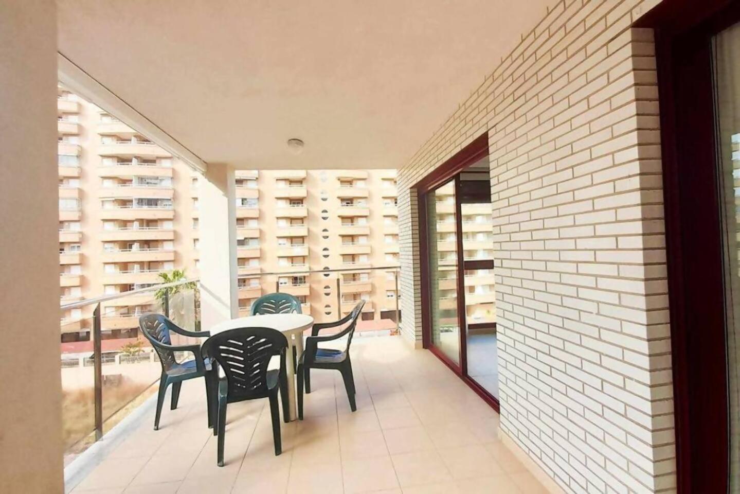 Ayf Espectacular Terraza En 1ª Linea De Playa Apartment Oropesa del Mar Bagian luar foto