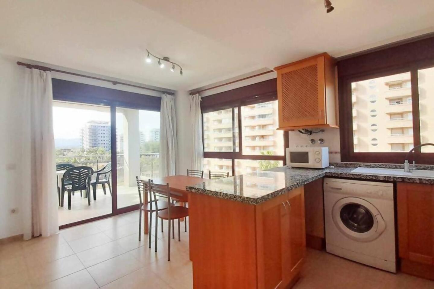 Ayf Espectacular Terraza En 1ª Linea De Playa Apartment Oropesa del Mar Bagian luar foto